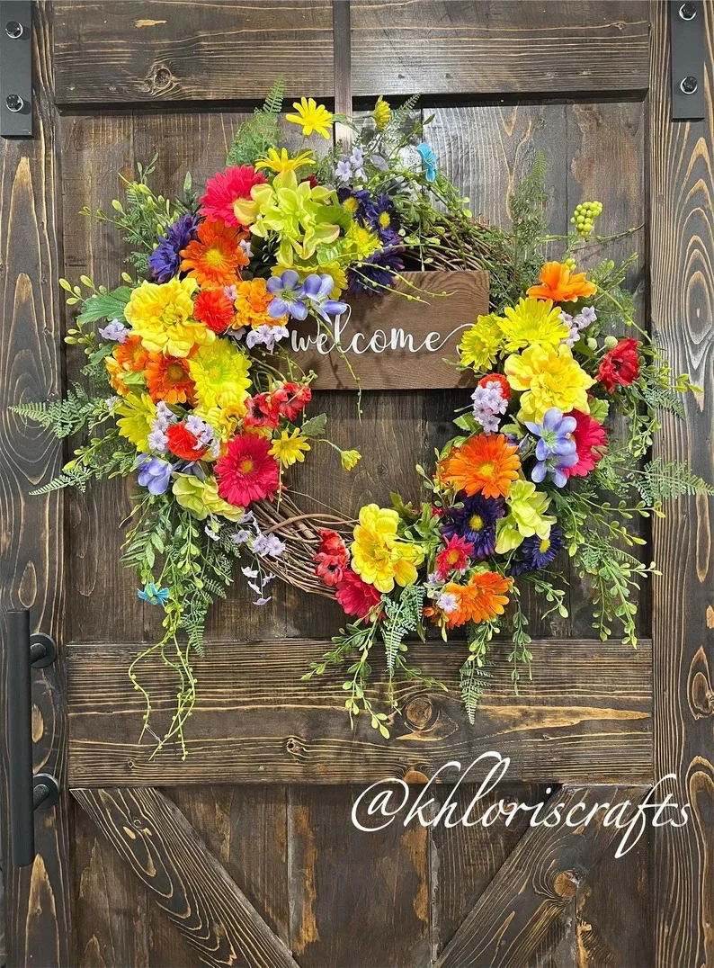 6. Collar de primavera colorido