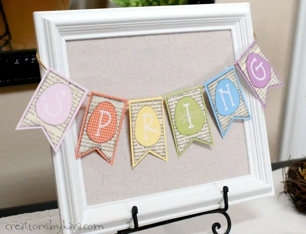 16. Paper Spring Garland