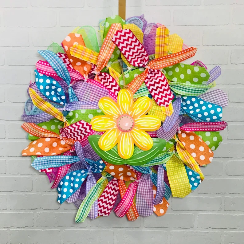 2. Collar de primavera de malla