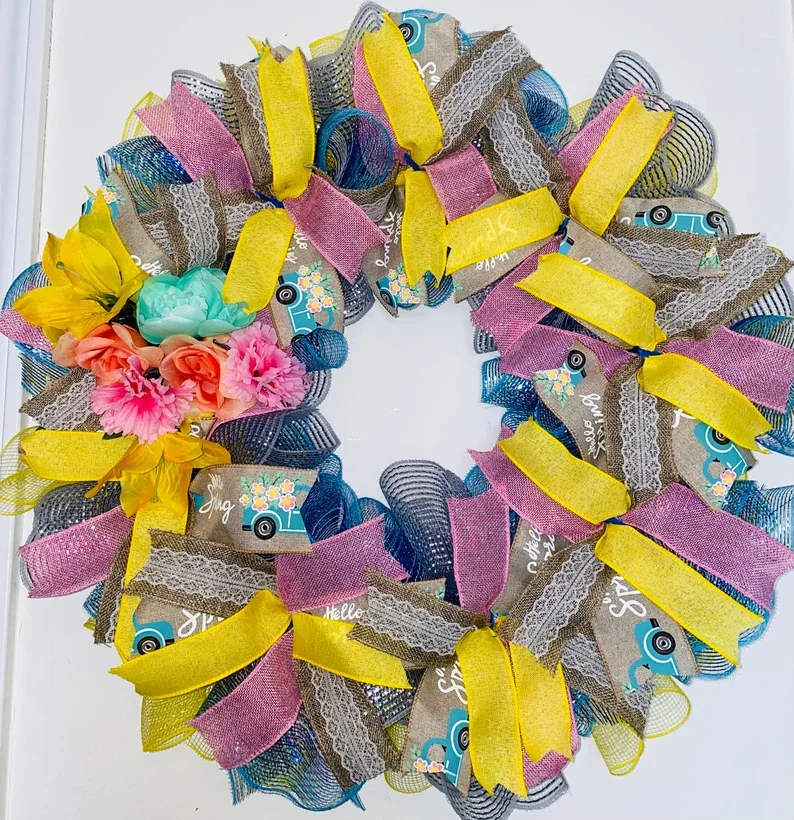 4. Collar de primavera colorido