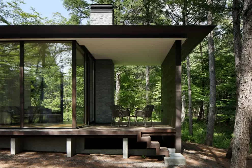 4. Diseño moderno de veranda