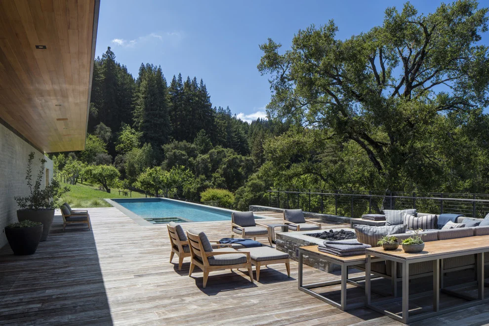 13. Modern Pool with a view