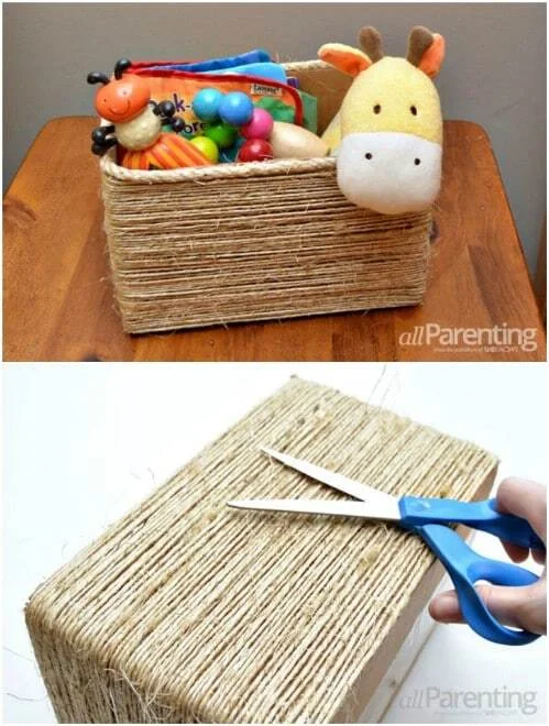 12. Juego de construcción casero con cuerda