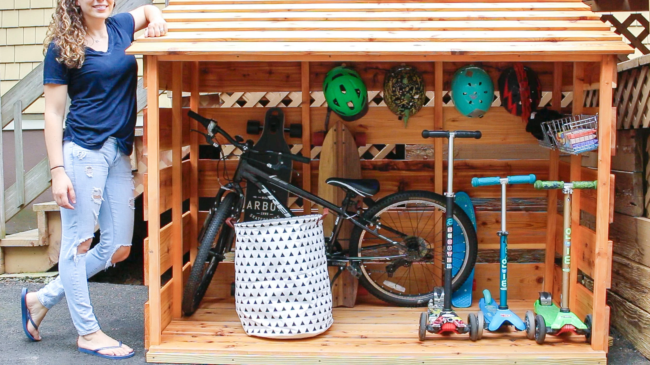 4. Taller DIY para almacenamiento de bicicletas