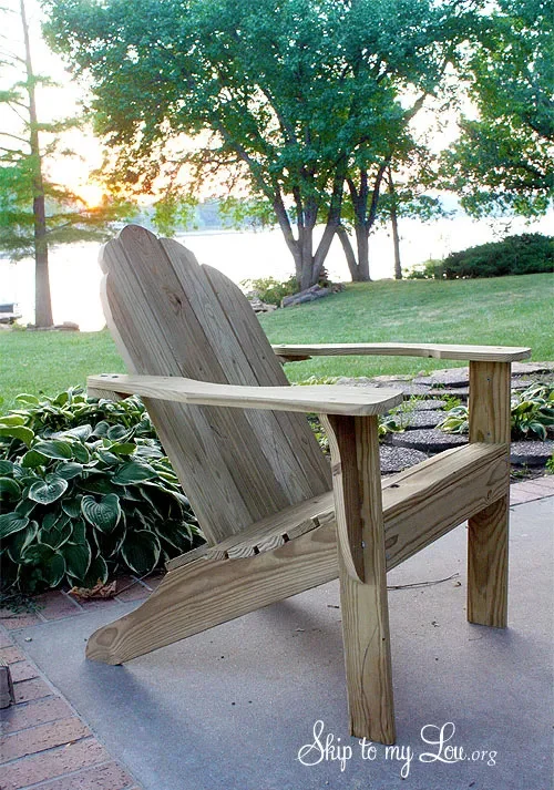 4. Planos de sillones Adirondack DIY
