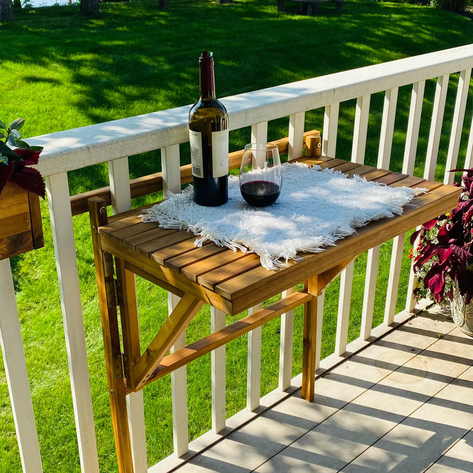 6. Folding Balcony Table