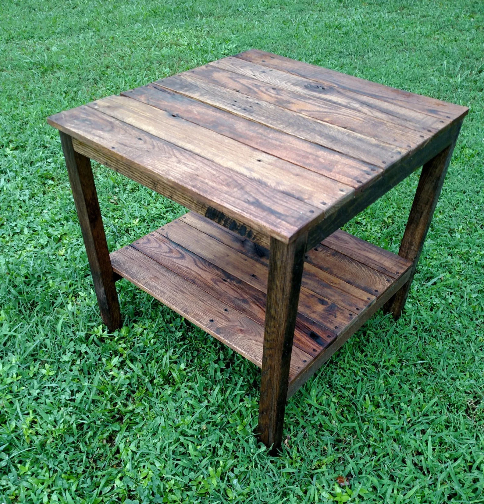 4. Stool Made from Recycled Pallet Boards
