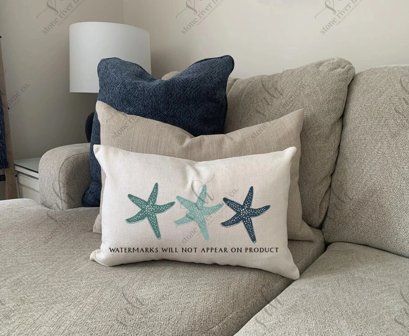 12. Starfish-shaped pillow cover