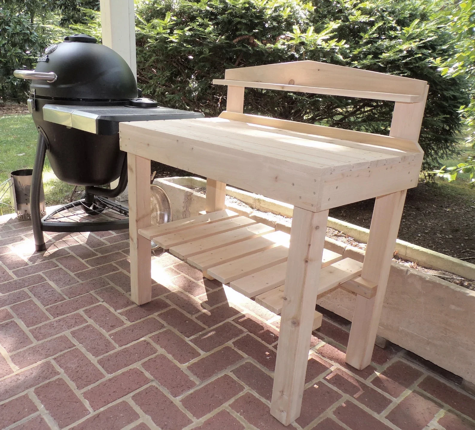 10. Side Table Next to Grill