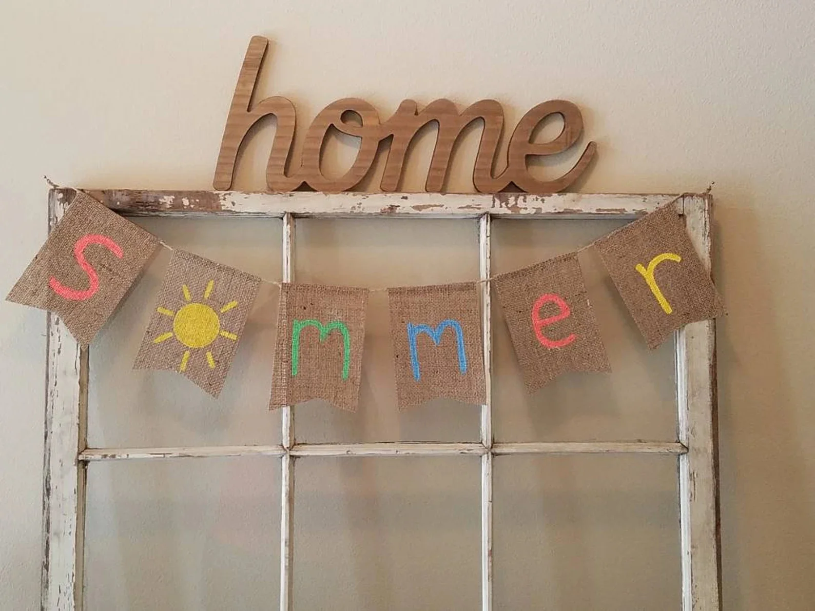 10. 粗麻布夏日横幅