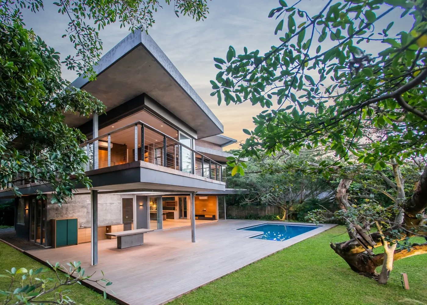 House on Pambata Lane Built by Metropole Architects in Shaka Rock, South Africa