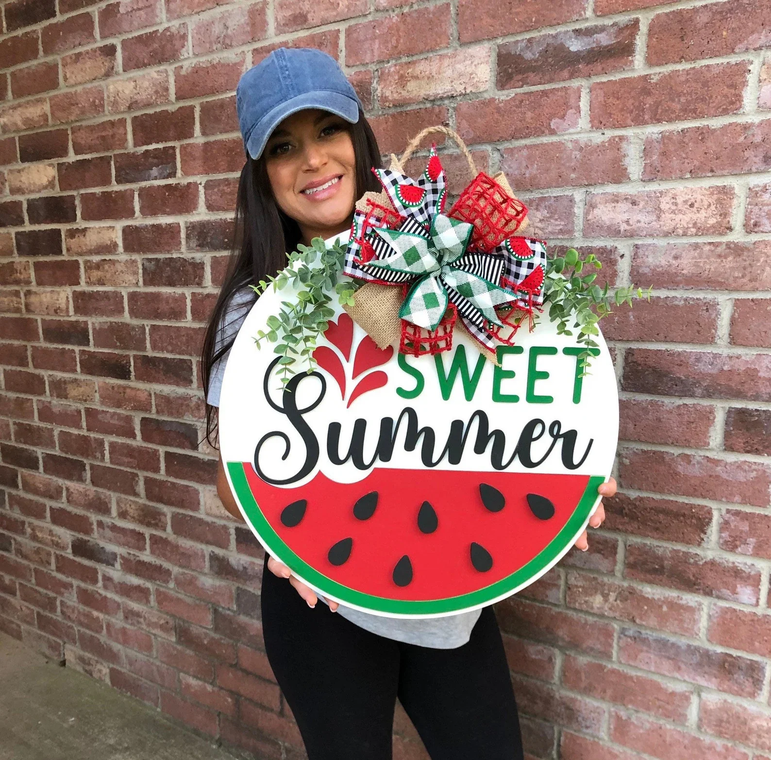 16. 夏日西瓜门垫