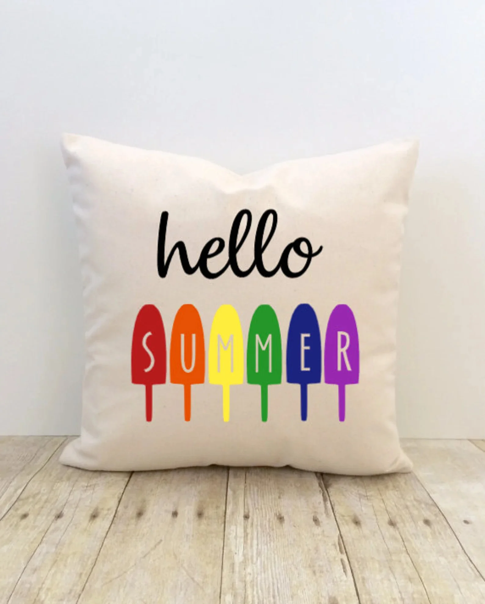 2. Almohada de Popsicles Veraniegos