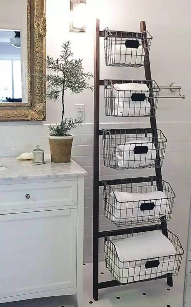 13. Using Baskets to Create Storage Containers