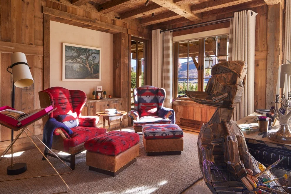 10. Rustic Home Office