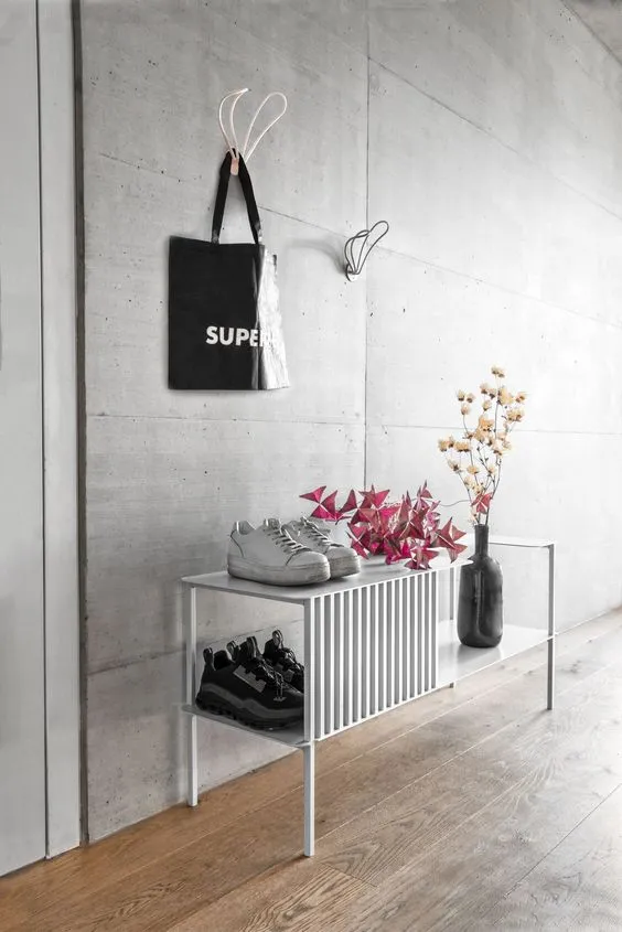 玄关鞋柜，为客厅增添时尚气息