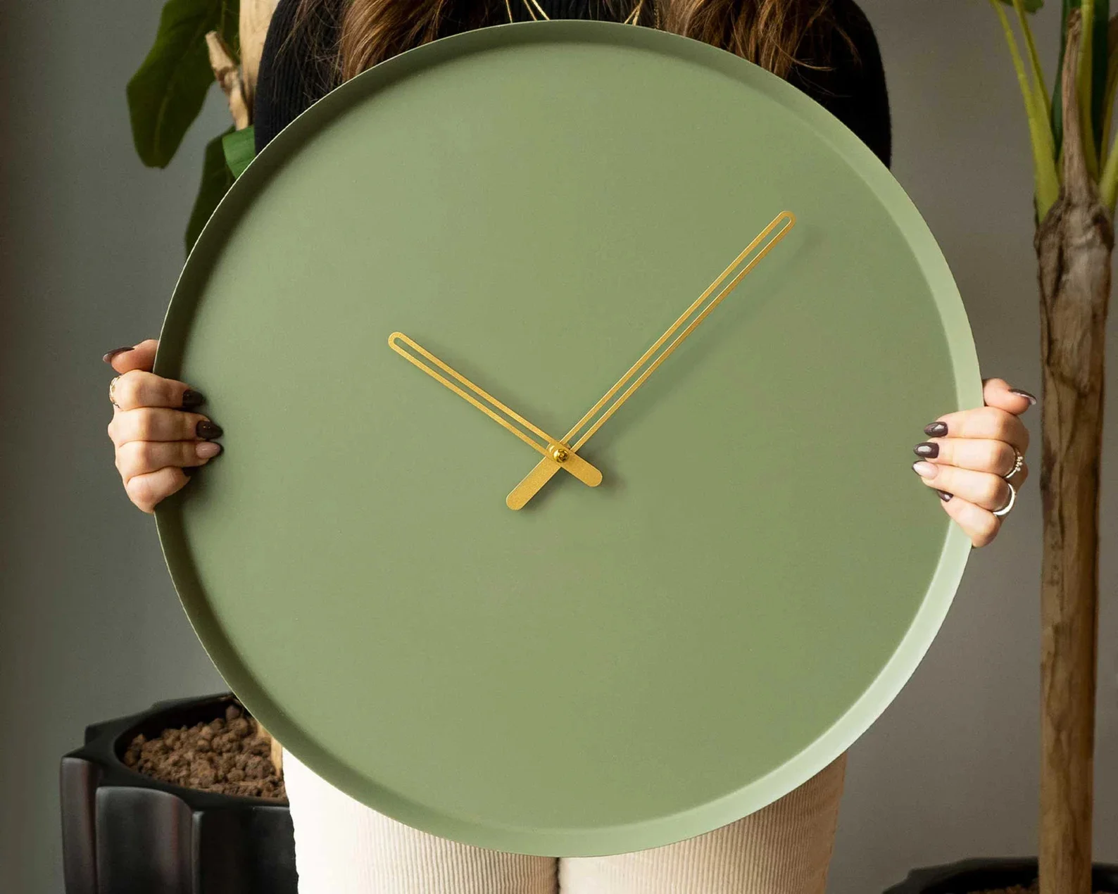 7. Relojes de pared redondos minimalistas