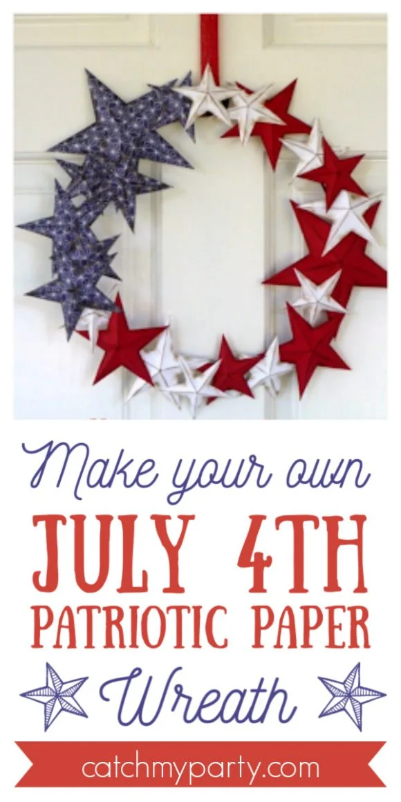 5. Guirnalda de Papel Simple para el Día de la Independencia