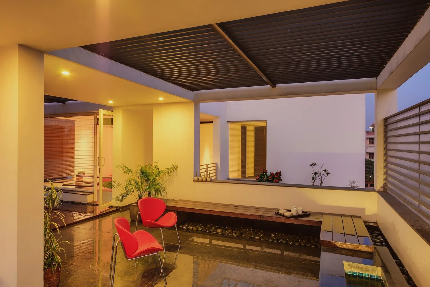 House with canopy by DADA & Partners in New Delhi, India