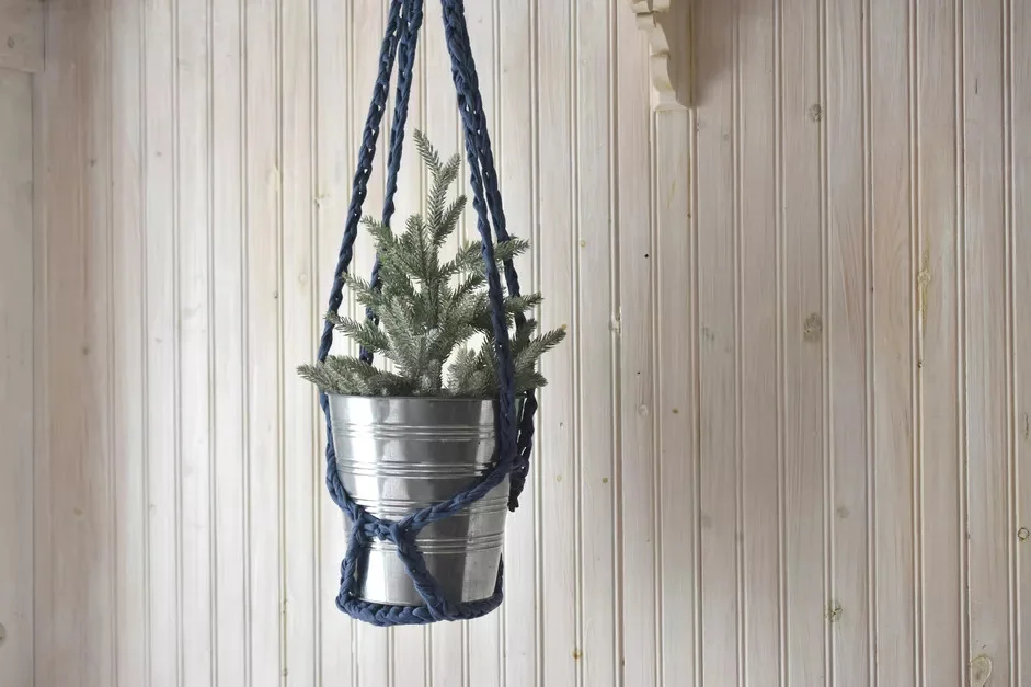 5. Crocheted Planter for Plants
