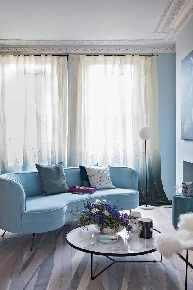 How to Use Sky Blue Color in Interior Design