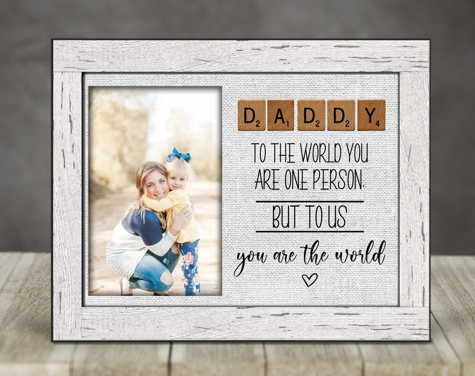 11. Рамка для фото из тайлов Scrabble