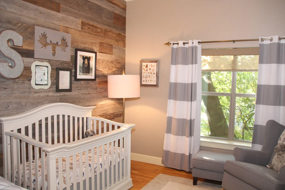 6. Сіра дитяча кімната