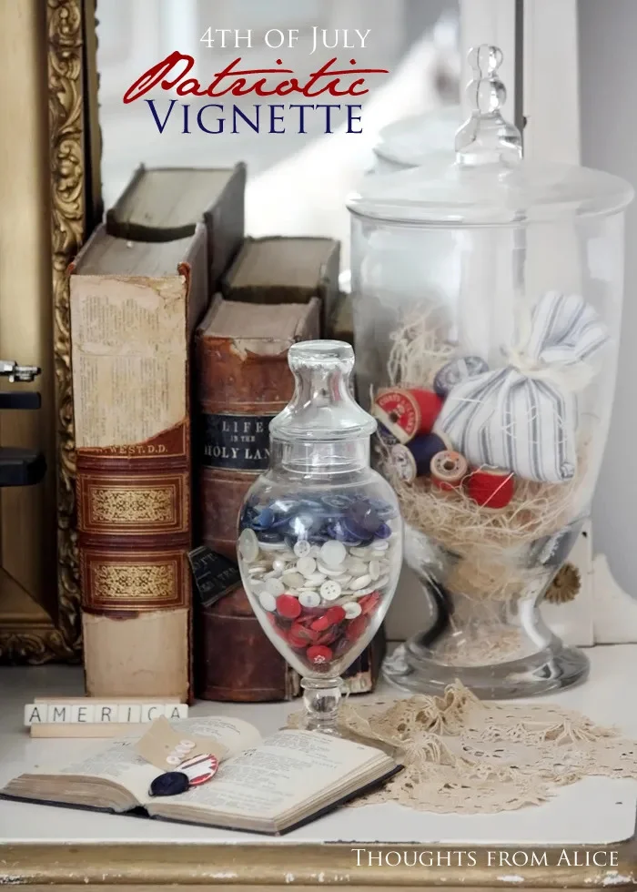 1. ВИНТАЖНЫЙ ДЕКОР ПОД 4 ИЮЛЯ