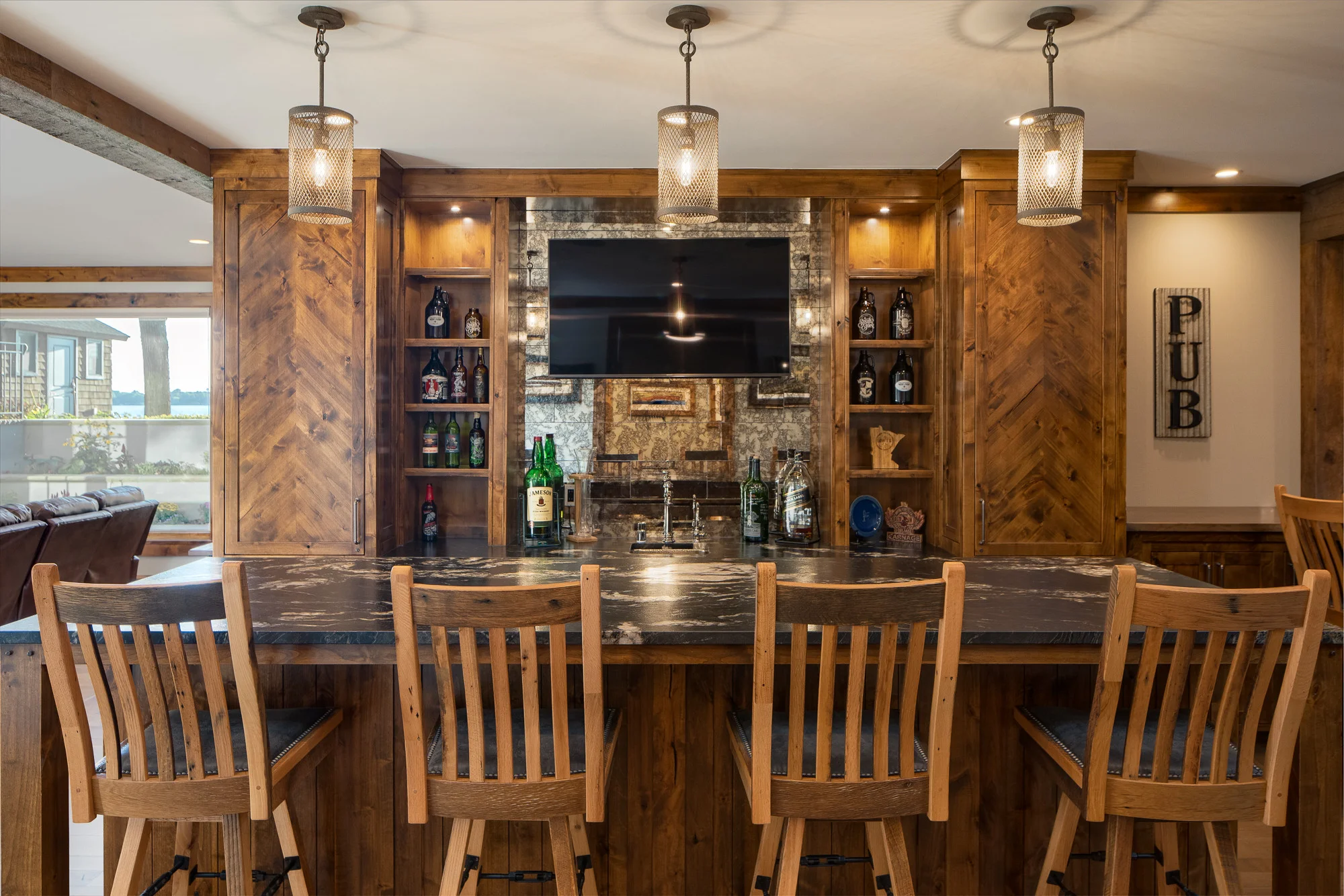 14. Casa junto al lago Buffalo