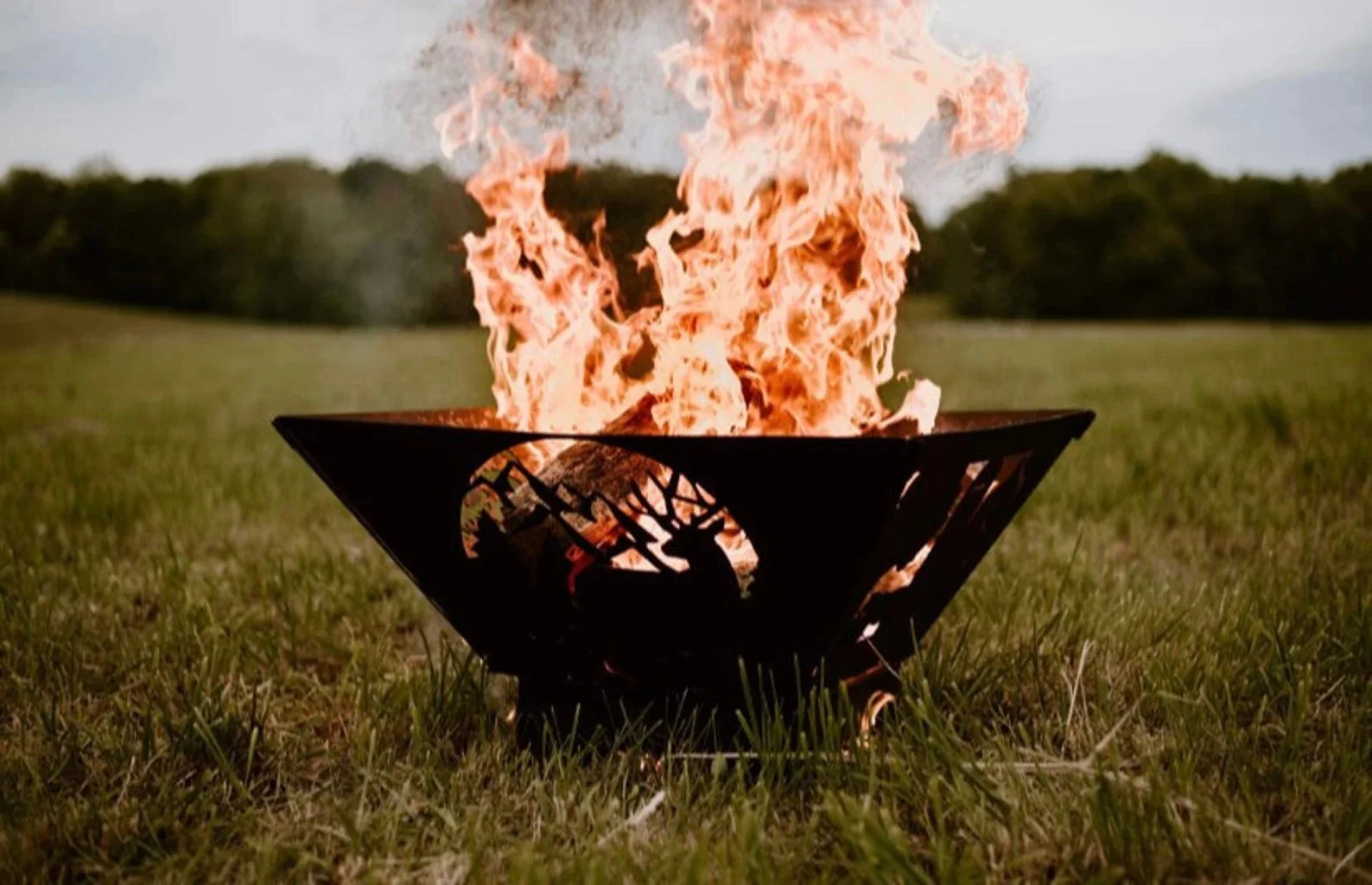 2. Schweres tragbares metallenes Feuerstätte