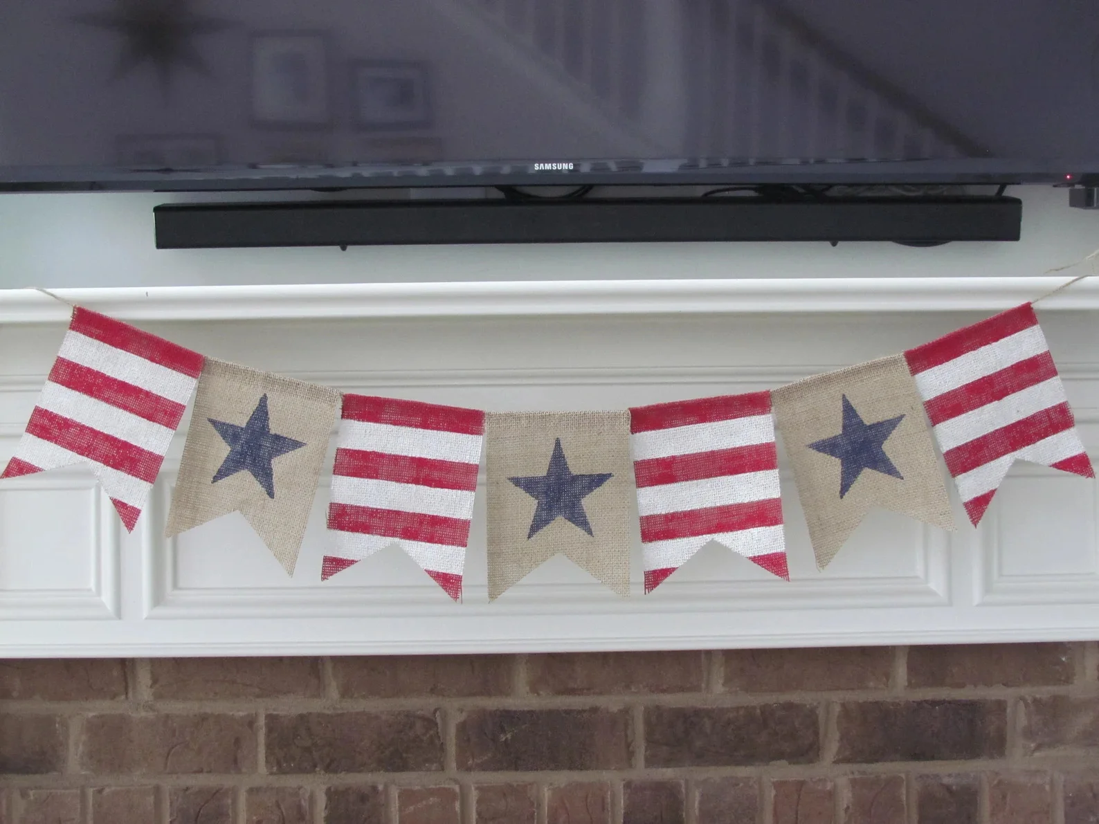 5. Silk Patriotic Banner