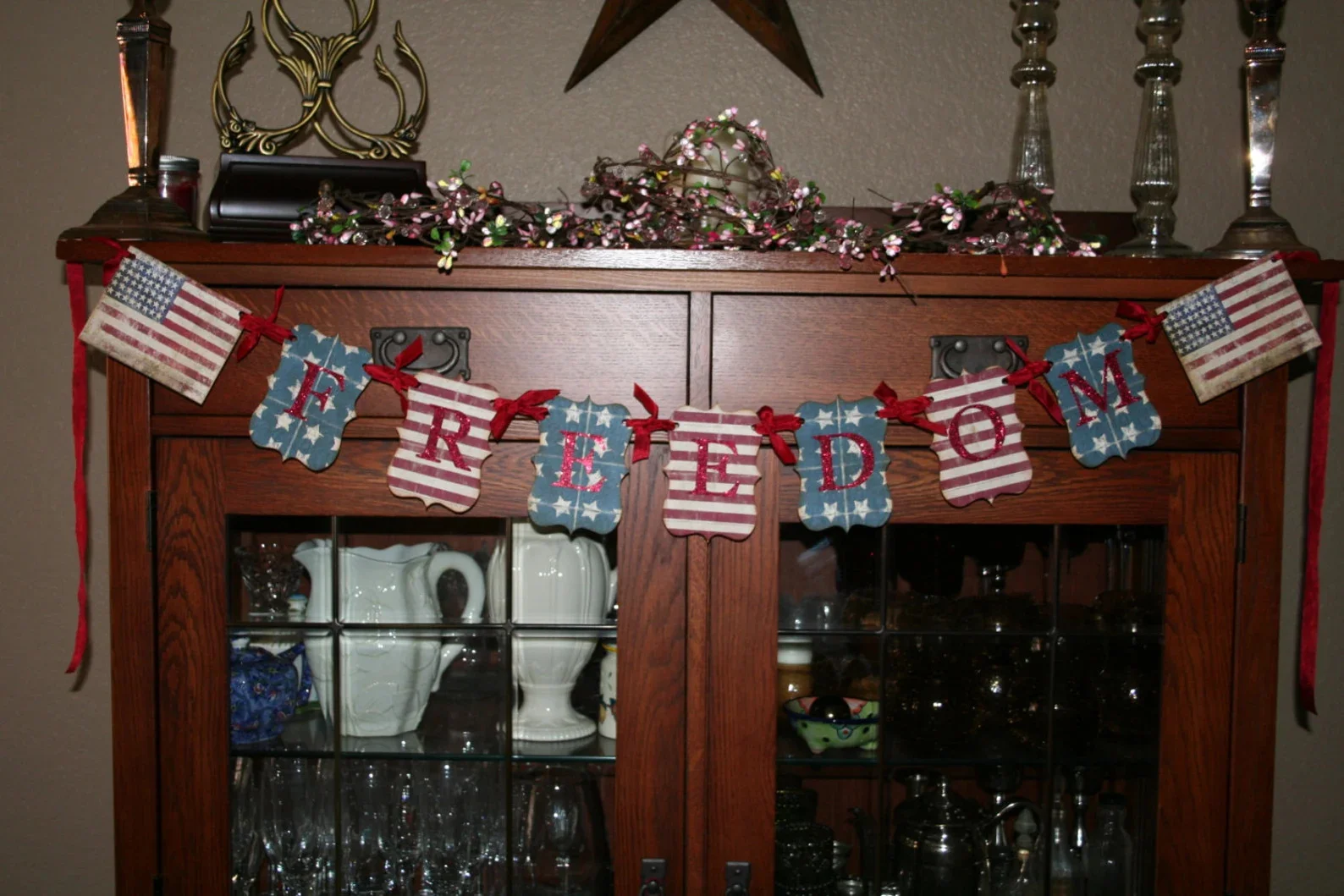 13. Banner with 'Freedom' Message