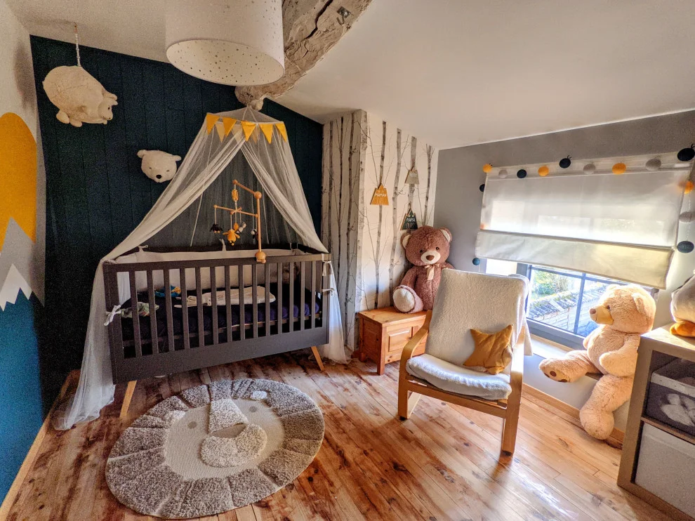 15. Дитяча кімната з тематикою гор