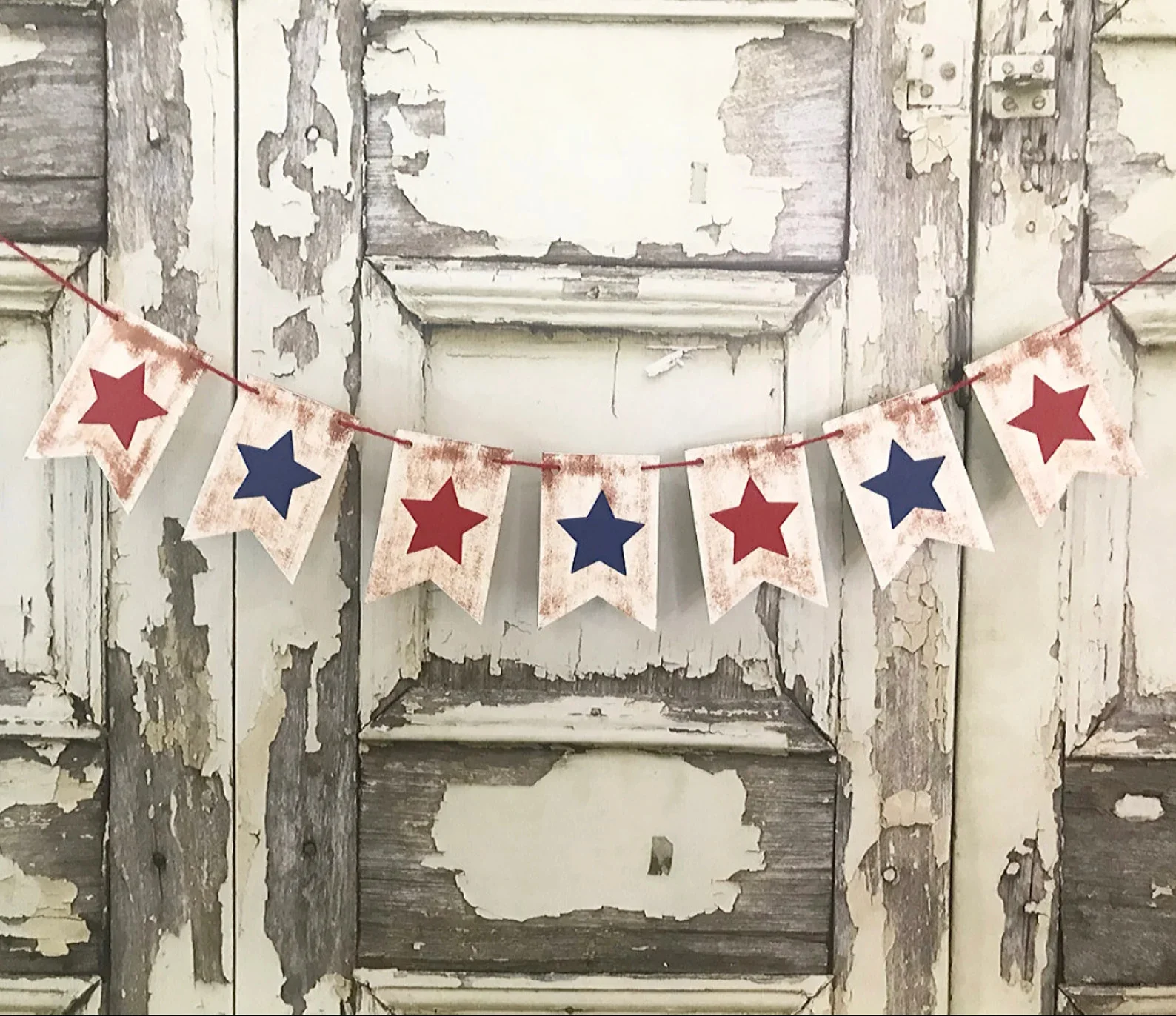 15. Pancarta rústica de América