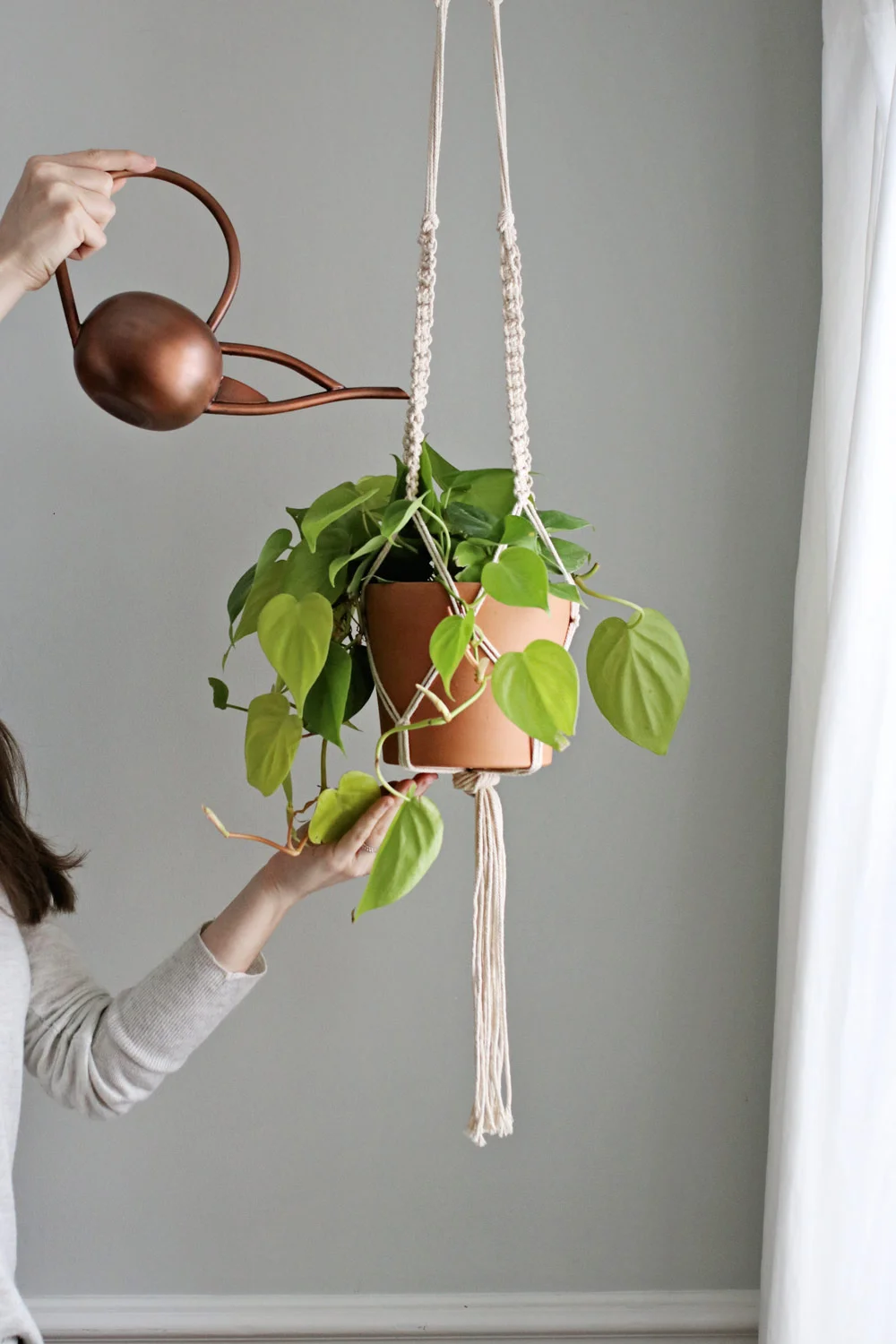 8. DIY Hanging Planter