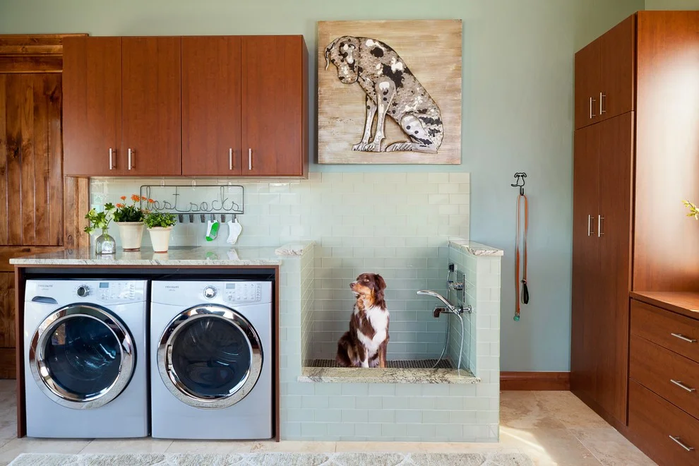 2. Rustic Laundry Room