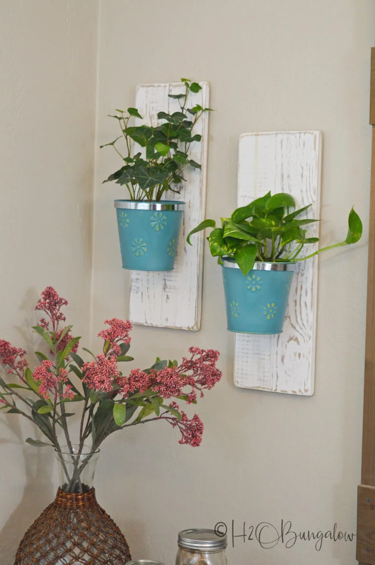 12. Wall-mounted Hanging Planters