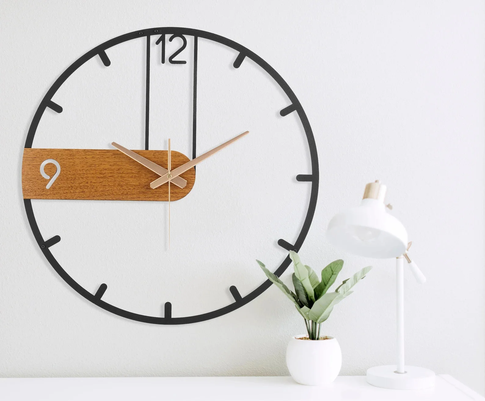 13. Relojes de pared minimalistas