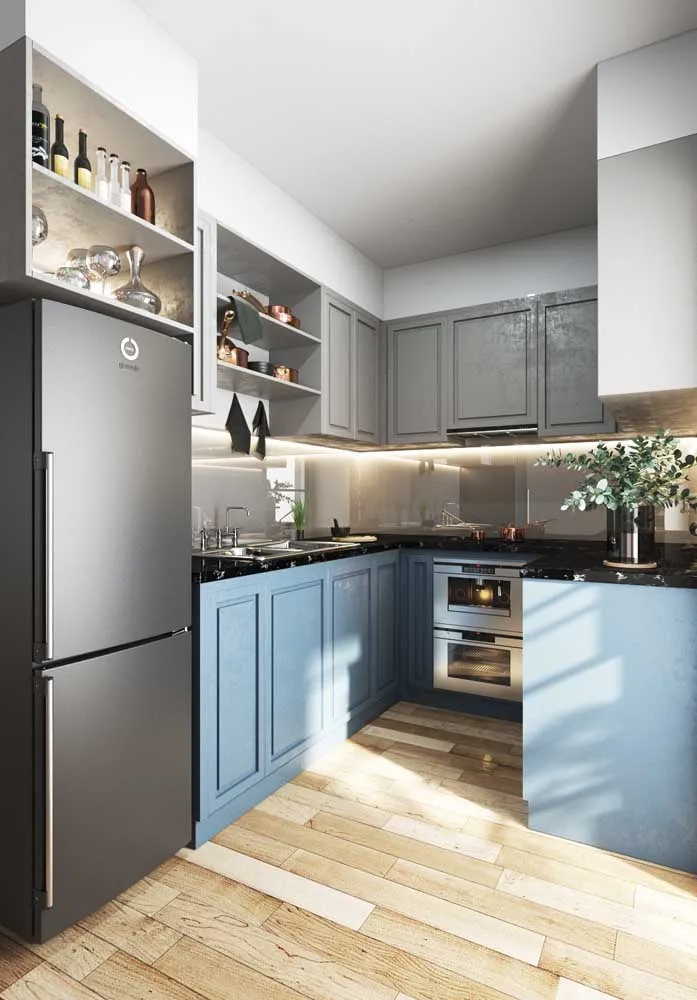 Ideas inspiradoras para cocinas planificadas pequeñas y modernas