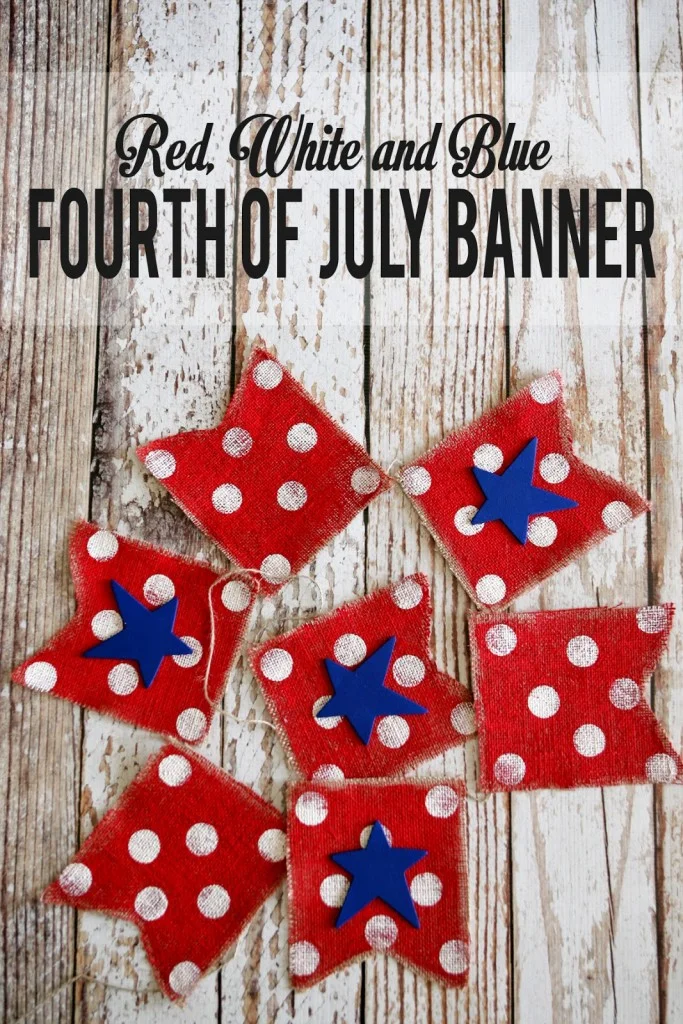 6. Патриотический флаг с красным, белым и синим цветами