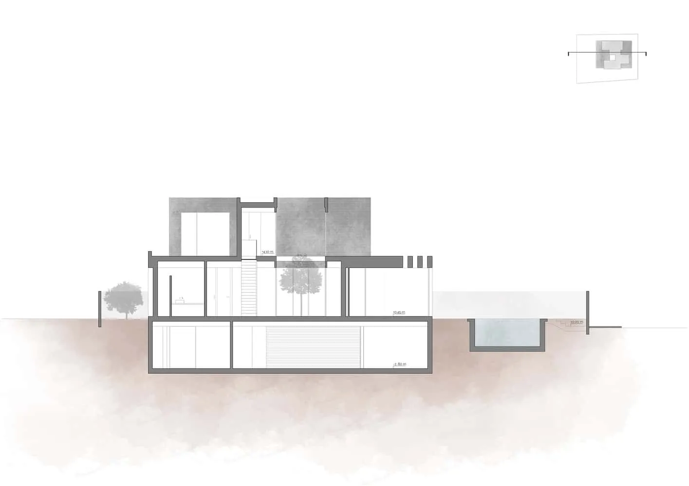 安东尼奥·阿尔塔里巴建筑事务所设计的拉坎达之家：西班牙雕塑式现代住宅