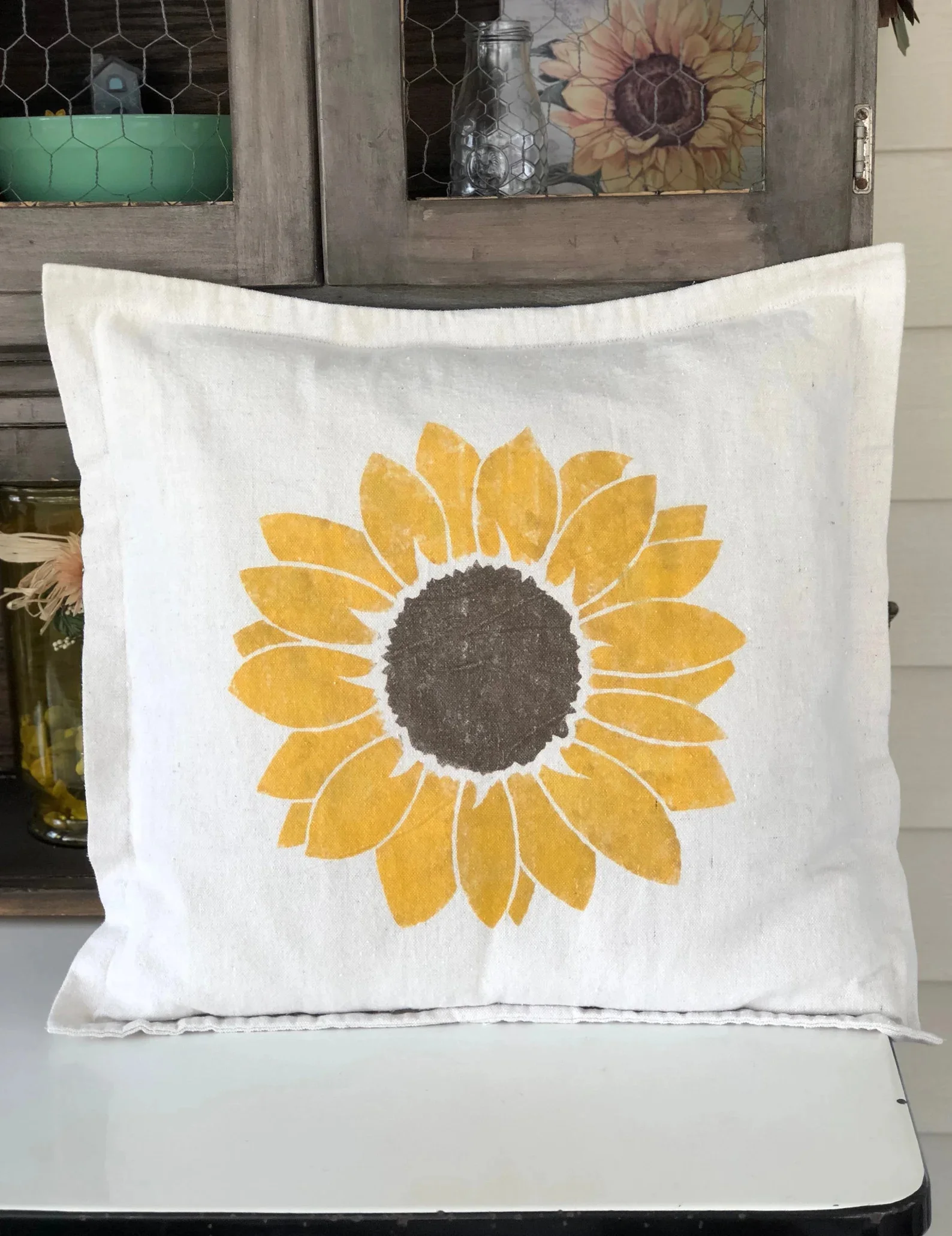 15. Farmhouse Style Pillow