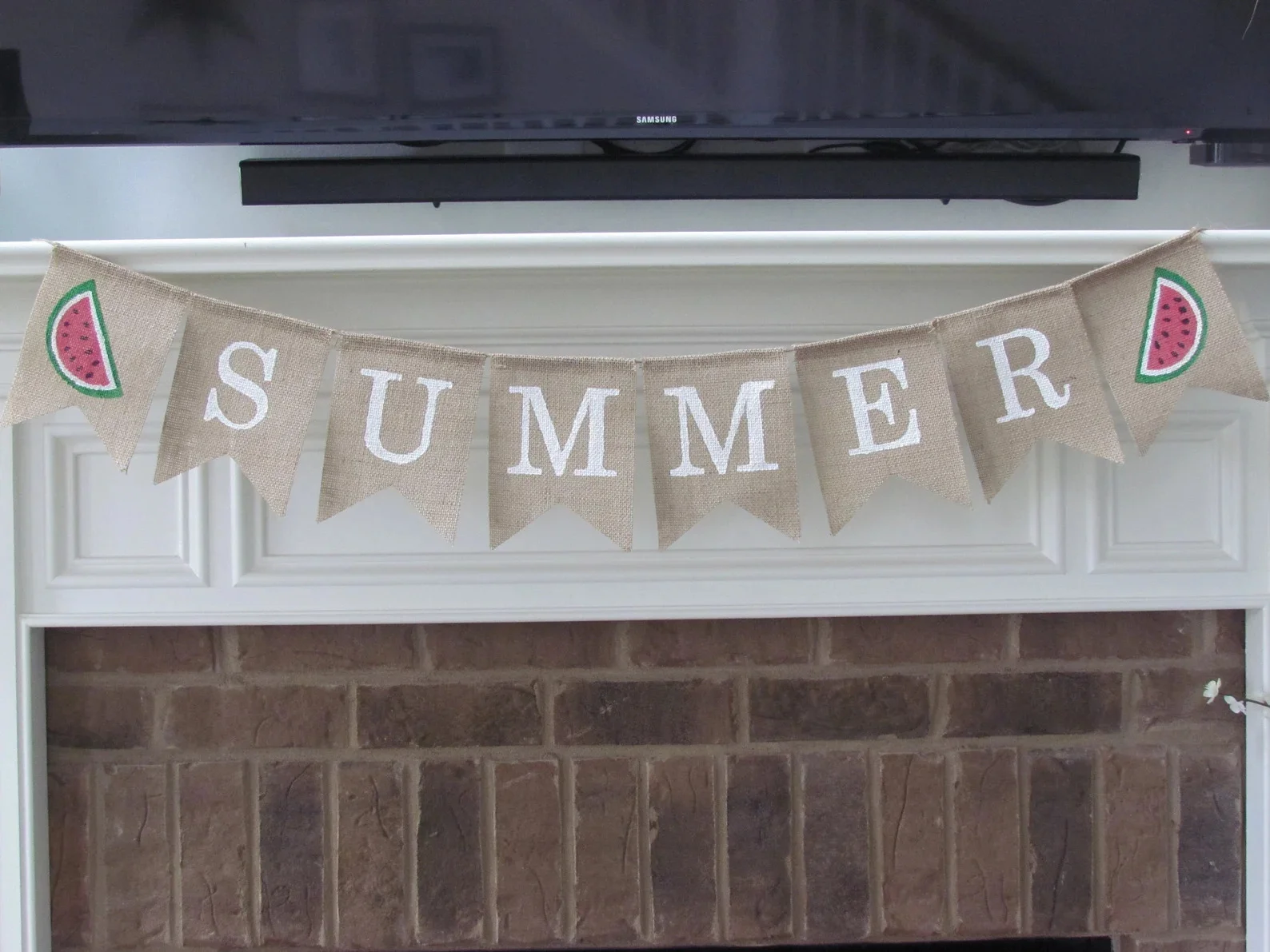 4. Bandera de lino veraniega