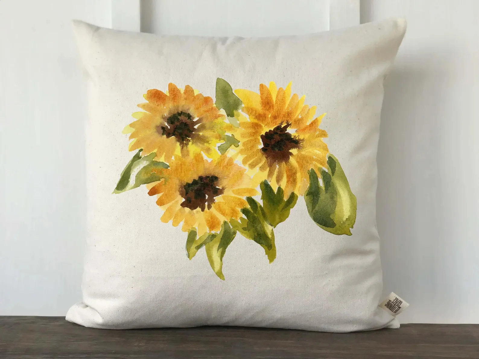 12. Farmhouse Style Sun Pillow