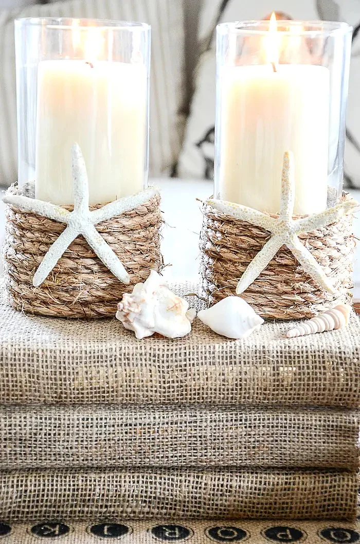 11. DIY: Candle Holder from Rope