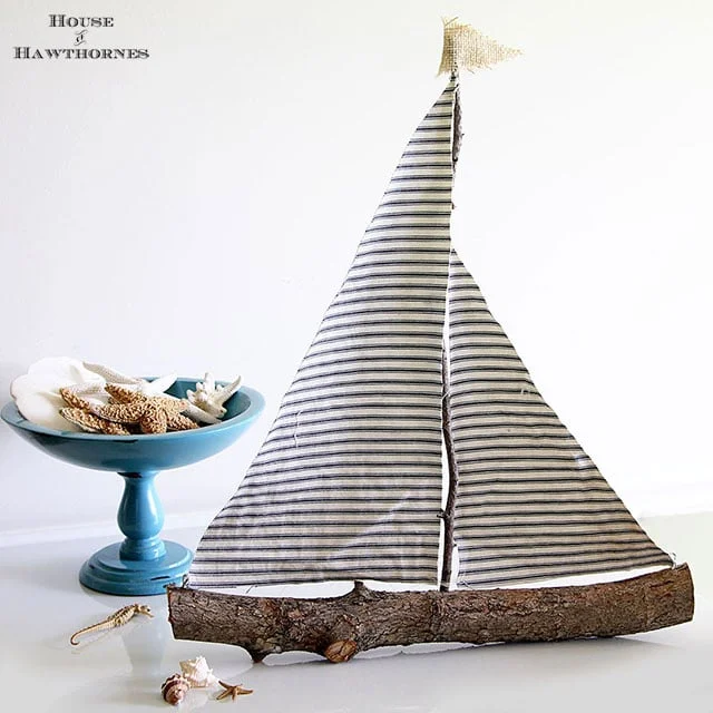 16. DIY: Wooden Sailboat