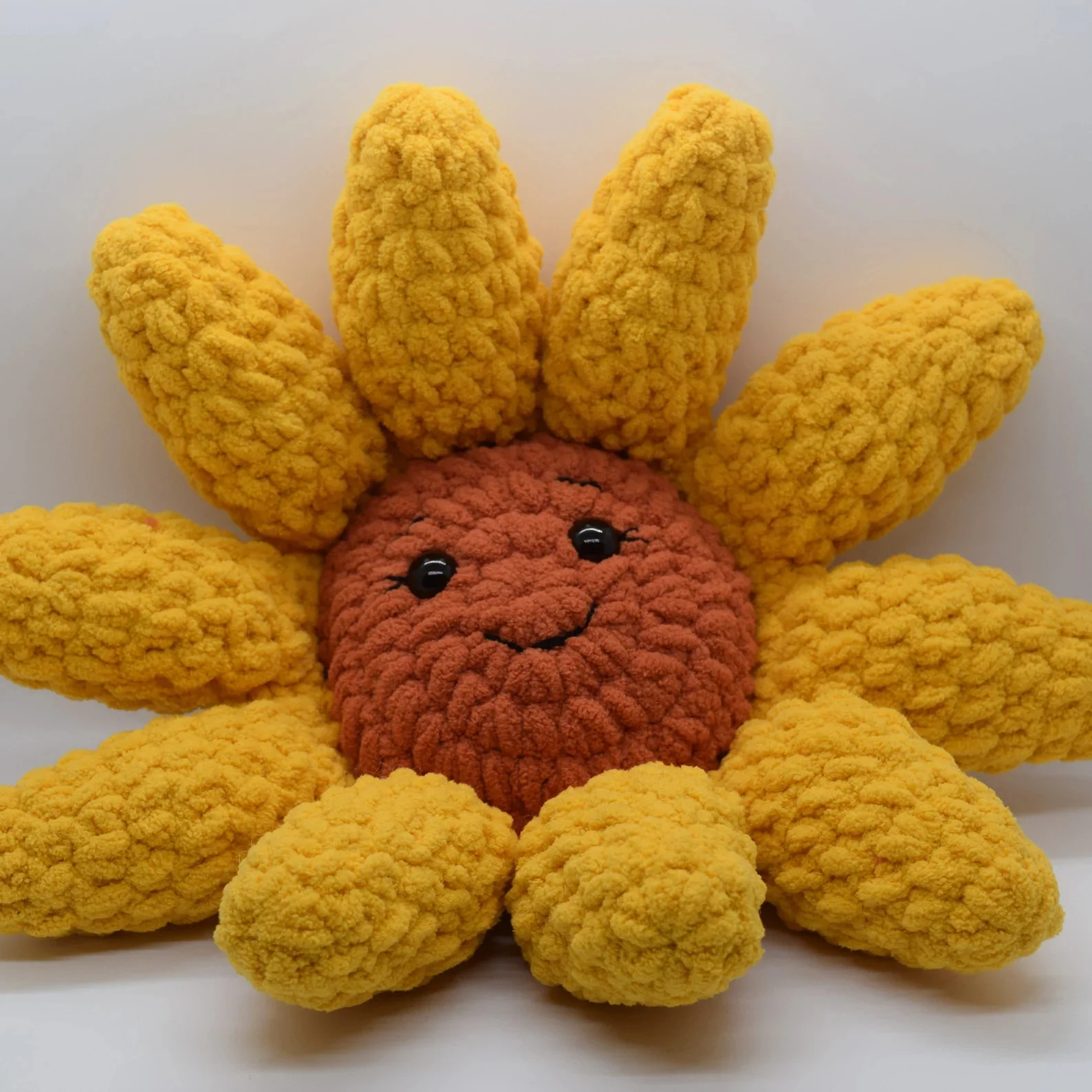 9. Crocheted Sun Pillow