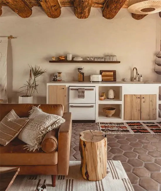 Inspiration for Wooden Stone Kitchen Lighting