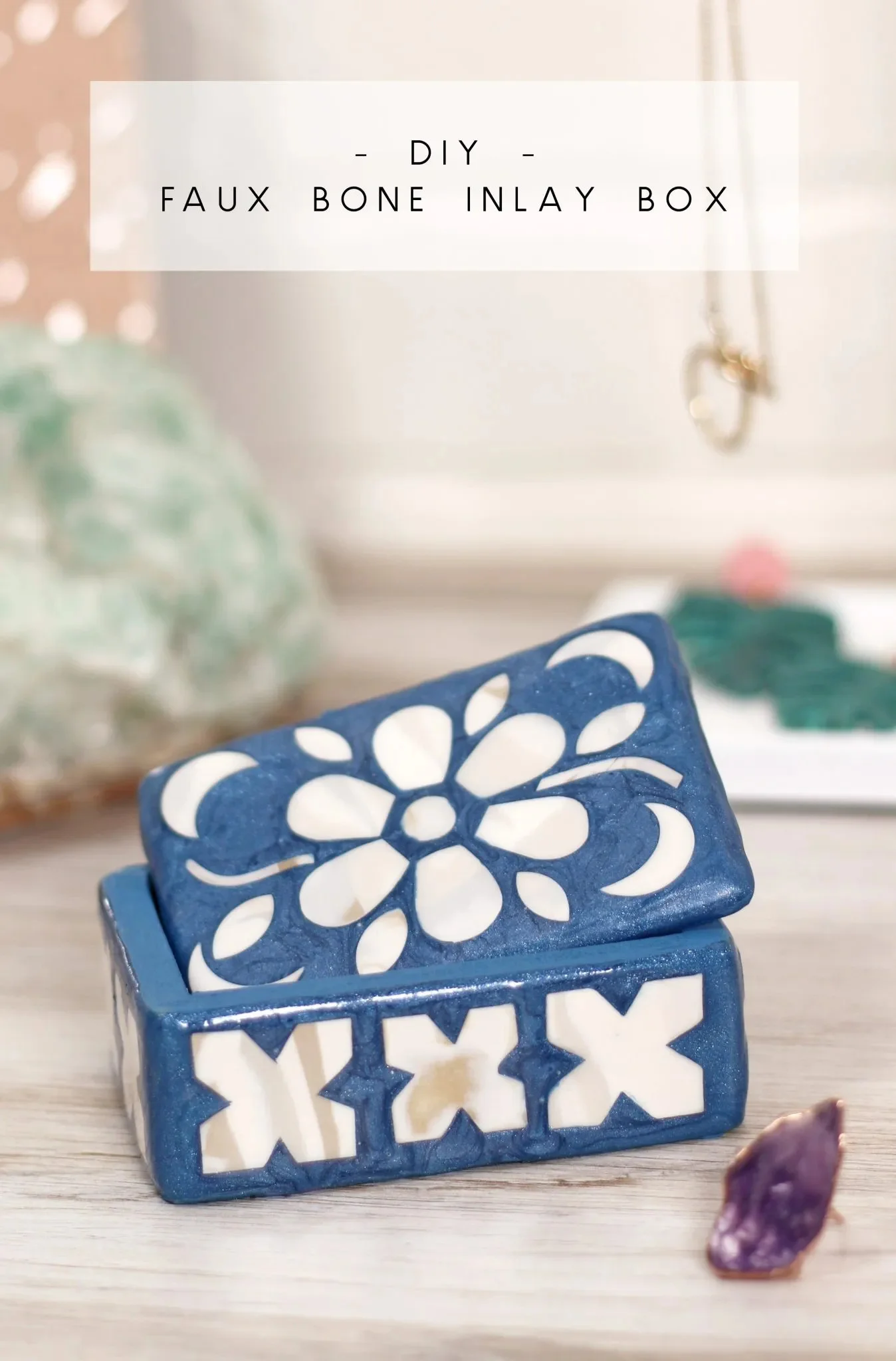 8. DIY Box with Fake Bones