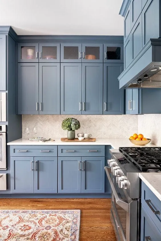 Inspiration for Blue Kitchen Cabinets